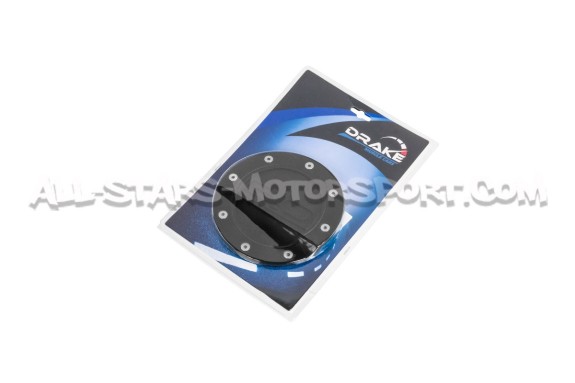 Porte de trappe à essence Drake Comp Series noire pour Ford Mustang S550 V8 5.0