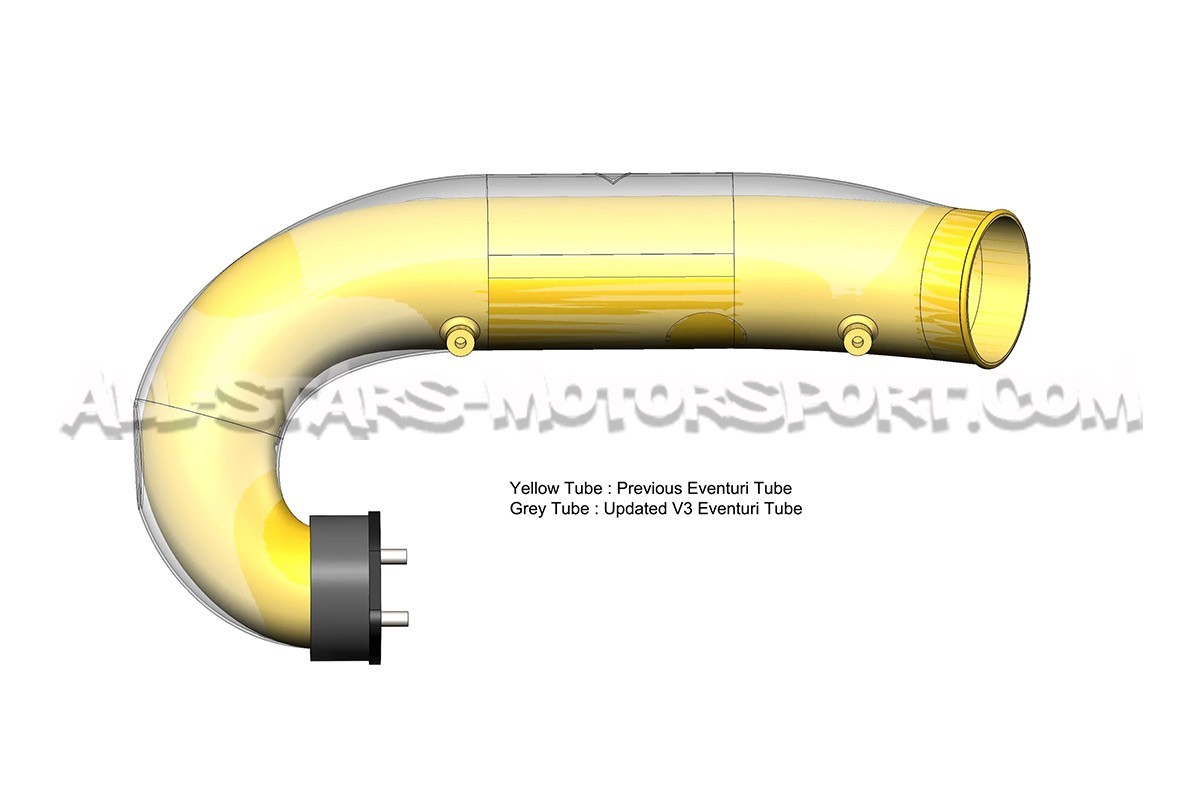 Carbon turbo inlet pipe for Honda Civic Type R FK8 with Eventuri Intake System