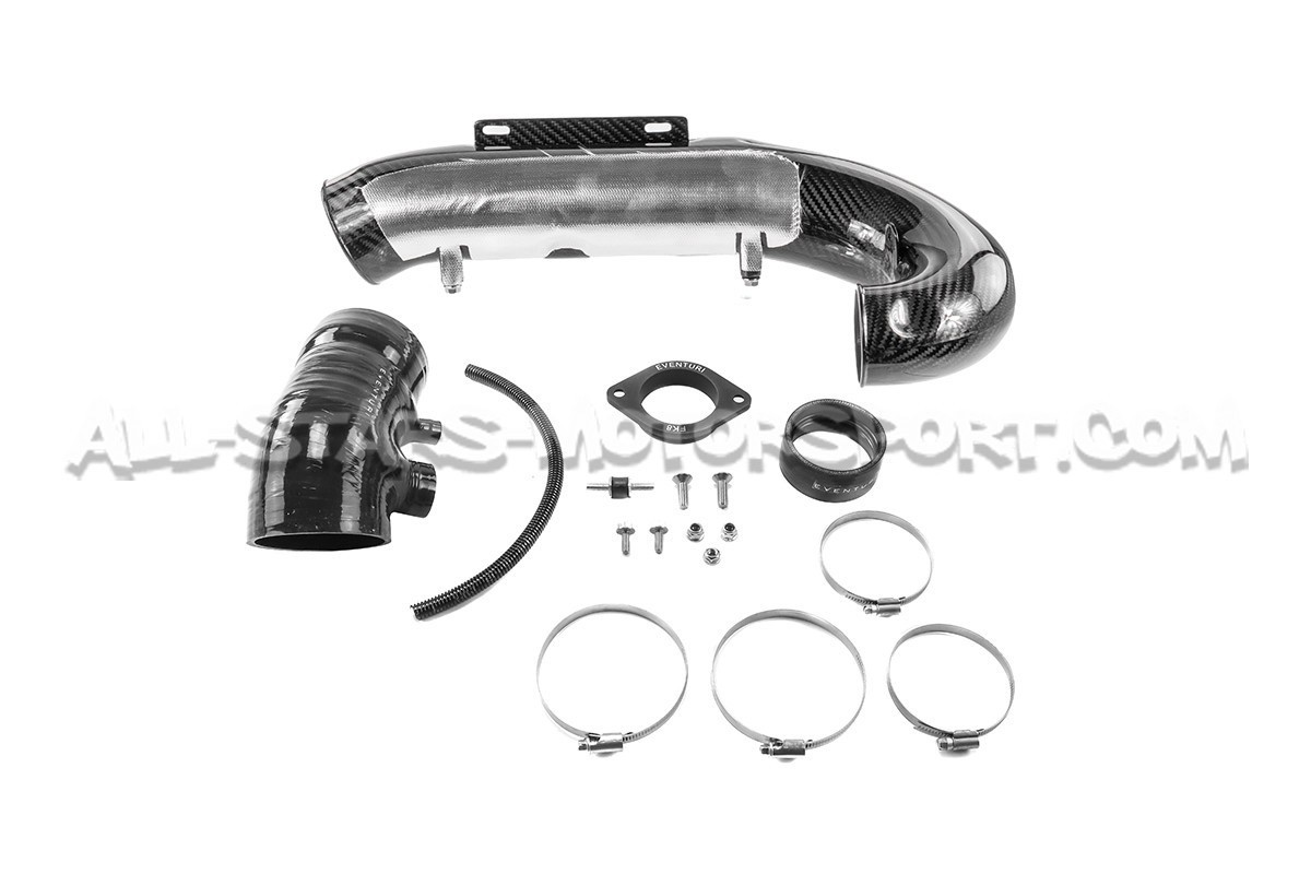 Honda Civic Type R FK8 Eventuri Carbon Fiber Turbo Inlet Tube