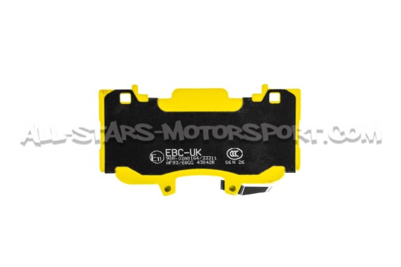 Pastillas de freno delanteras EBC Yellow Stuff para Ford Mustang S550 Ecoboost / GT 5.0 V8 (No Brembo)