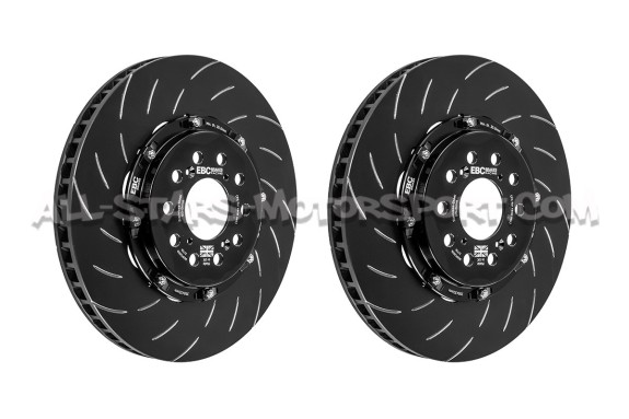 Discos de freno delanteros flotantes EBC Swept Grooved para Honda Civic Type R FK2 / FK8 / FL5