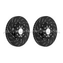 Honda Civic Type R FK2 / FK8 / FL5 EBC Swept Grooved Front Floating Brake Discs