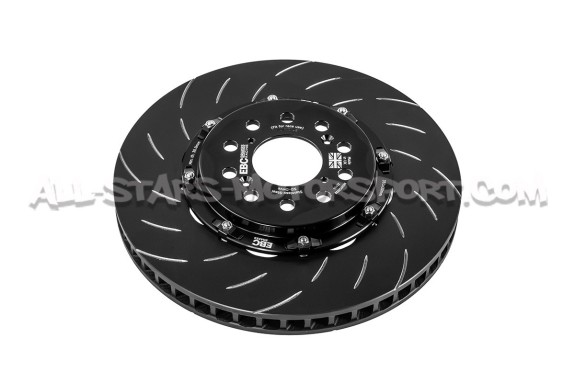 Discos de freno delanteros flotantes EBC Swept Grooved para Honda Civic Type R FK2 / FK8 / FL5