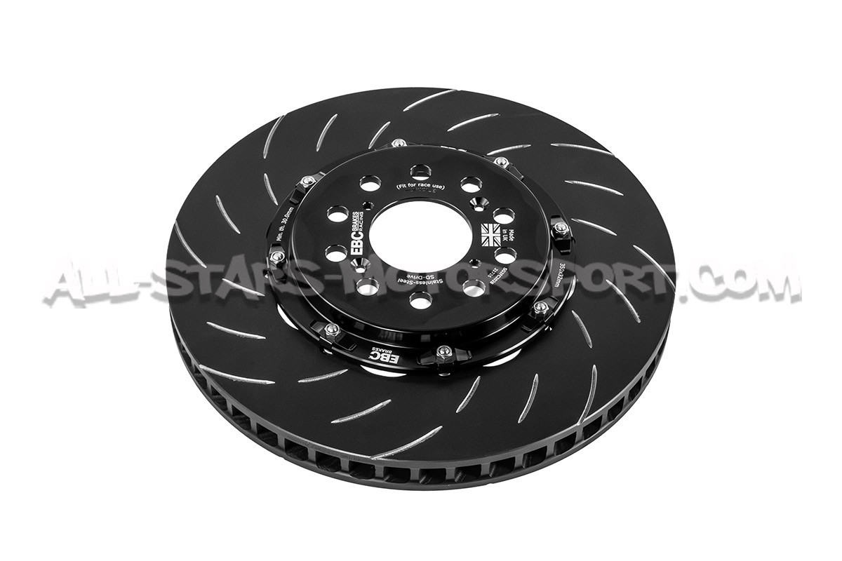 Honda Civic Type R FK2 / FK8 / FL5 EBC Swept Grooved Front Floating Brake Discs