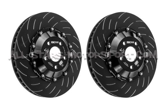 Disques de frein avants flottants EBC Swept Grooved pour Audi RS3 8V / 8.5V Sportback
