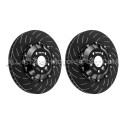 Discos de freno delanteros flotantes EBC Swept Grooved para Audi RS3 8V / 8.5V Sportback