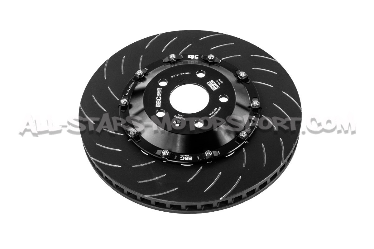 Audi RS3 8V / 8.5V Sportback EBC Swept Grooved Front Floating Brake Discs