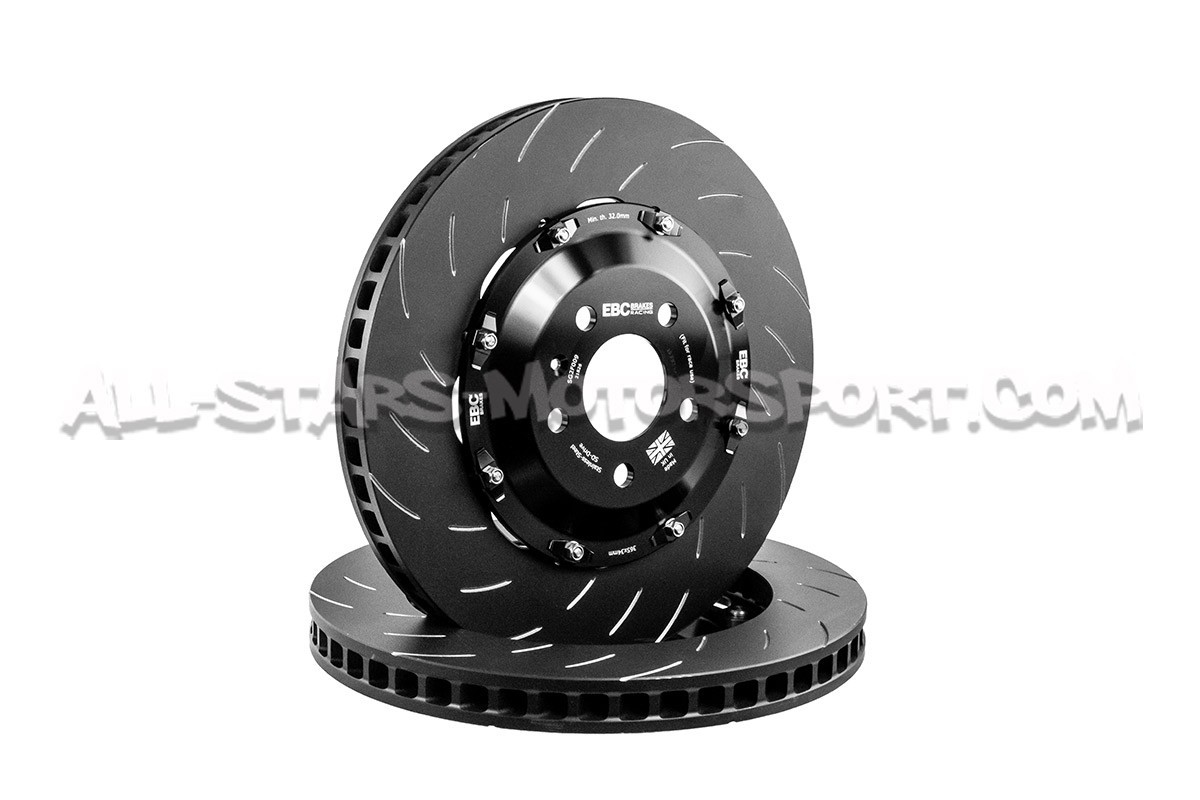 Audi RS4 B8 / RS5 8T EBC Swept Grooved Front Floating Brake Discs