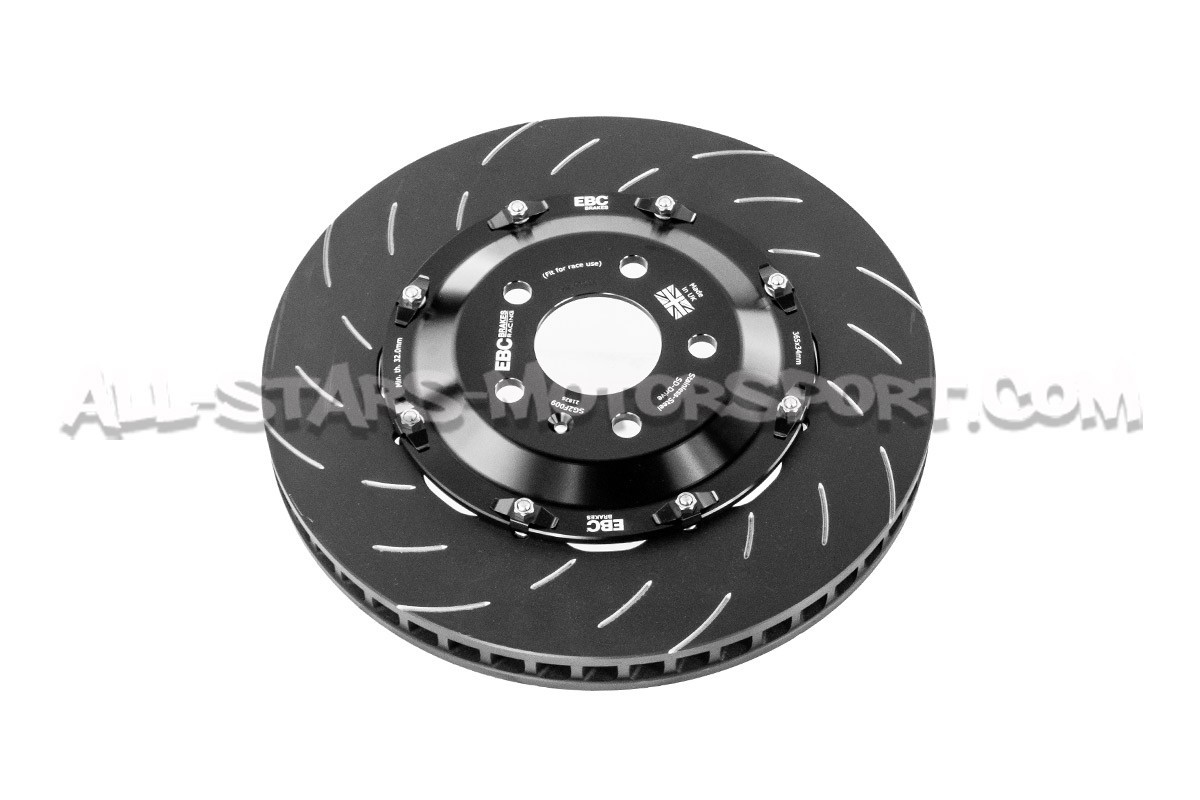 Discos de freno delanteros flotantes EBC Swept Grooved para Audi RS4 B8 / RS5 8T