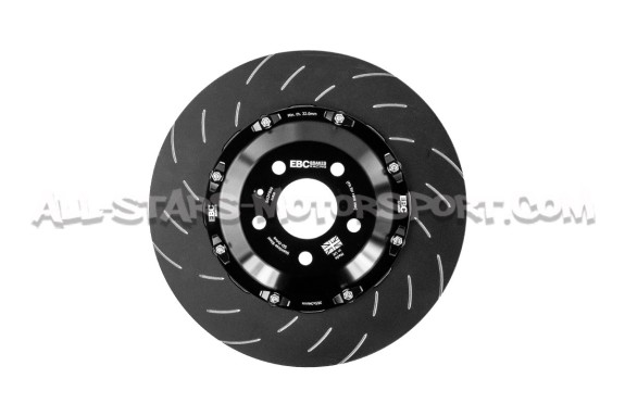 Audi RS4 B8 / RS5 8T EBC Swept Grooved Front Floating Brake Discs