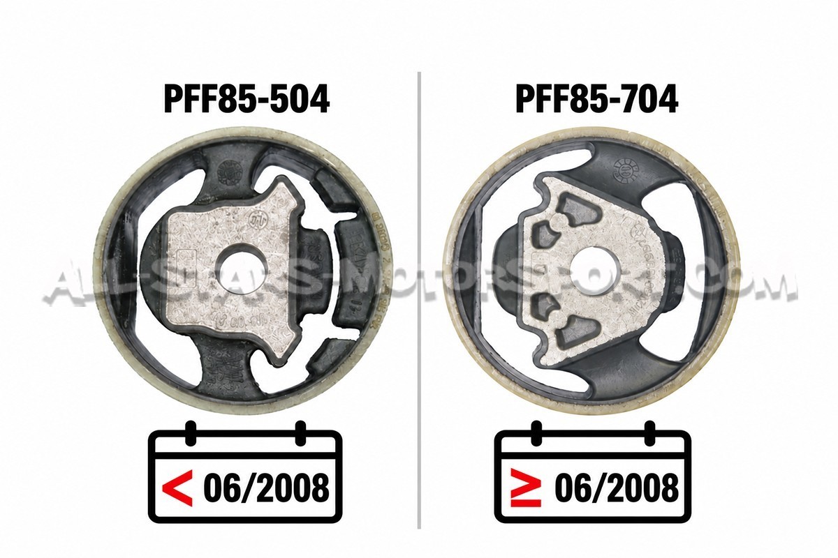 Insert de support moteur anticouple Powerflex Golf 5 GTI/R32, Golf 6 GTI/R, S3/RS3 8P, Leon 2 Cupra, TT 8J, Scirocco