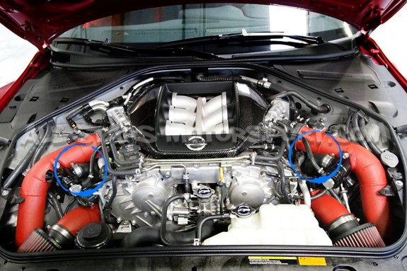 Forge Motorsport dump valves return hoses for Nissan R35 GTR