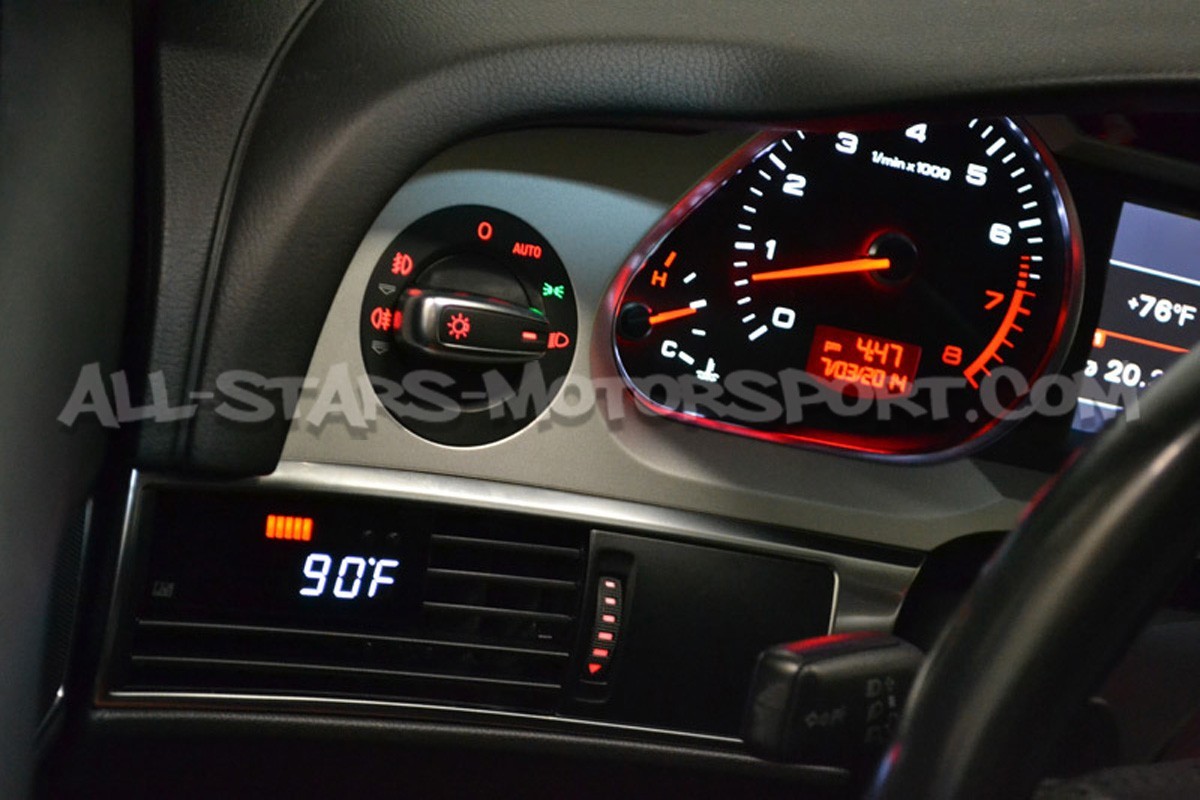 Manomètre multi digital P3 Gauges pour Audi RS6 C6