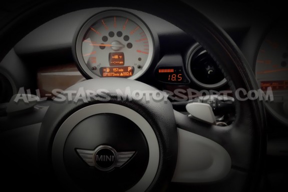Reloj digital P3 Gauges para rejilla de ventilacion de Cooper S R55 / R56 / R57