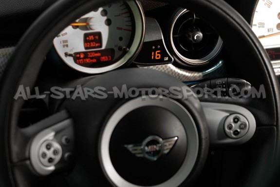 Reloj digital P3 Gauges para rejilla de ventilacion de Cooper S R55 / R56 / R57