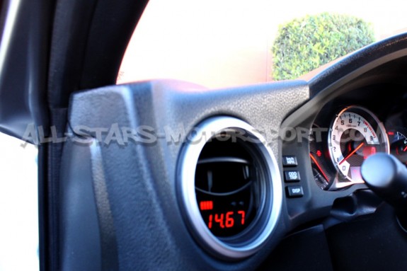 Reloj digital P3 Gauges para rejilla de ventilacion de Subaru BRZ / Toyota GT86