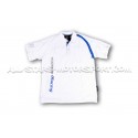 Polo Racingline Blanco / Azul