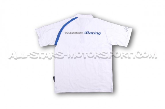 Polo Racingline Blanco / Azul