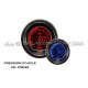 Manometre de pression d'huile Prosport Evo Rouge / Bleu