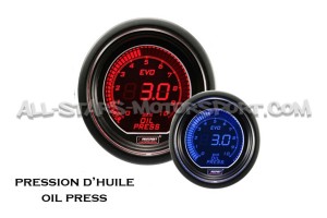 Reloj de presion de Aceite Prosport Evo Rojo / Azul