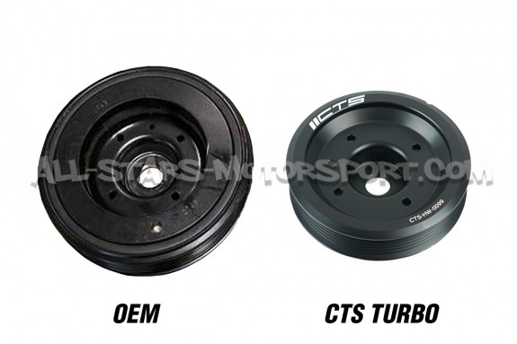Poulie de vilebrequin CTS turbo pour Golf 7 GTI / R / S1 / S3 8V / Leon 3 Cupra MQB