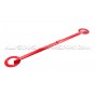 Barre anti rapprochement avant rouge Alpha Competition Audi S3 / RS3 8P