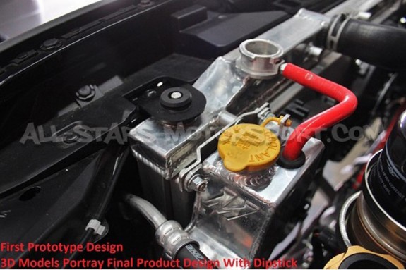 Vaso de refrigerante Mishimoto para Subaru Impreza 08-14