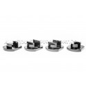 Inserts de support de train arriere CTS Turbo pour Golf 7 R / Leon 3 / S3 8V / TTS 8S