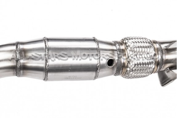 Downpipe cata sport Scorpion pour Golf 7 R / S3 8V / Leon Cupra 4Drive