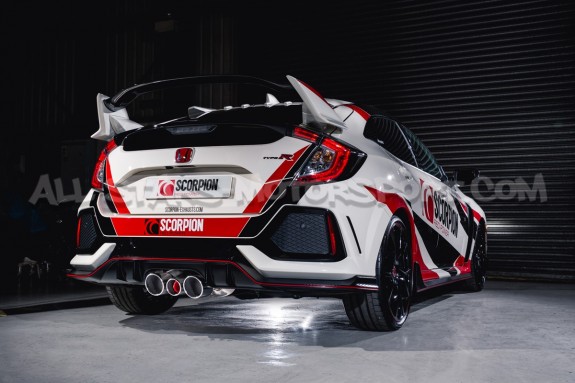 Honda Civic Type R Fk8 Scorpion Catback