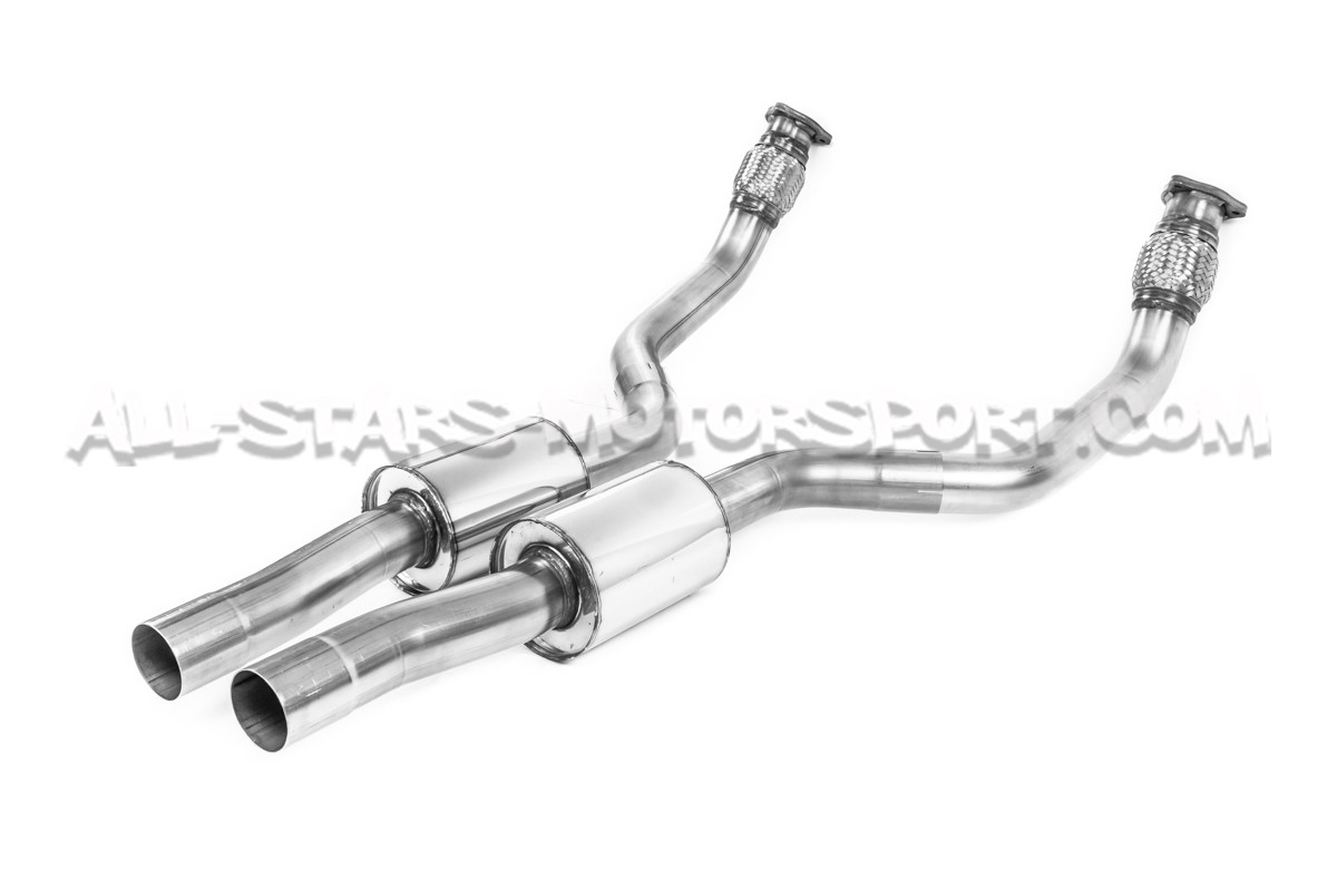 Audi RS4 B9 2.9 V6 Non GPF Model Scorpion Downpipes main image 1