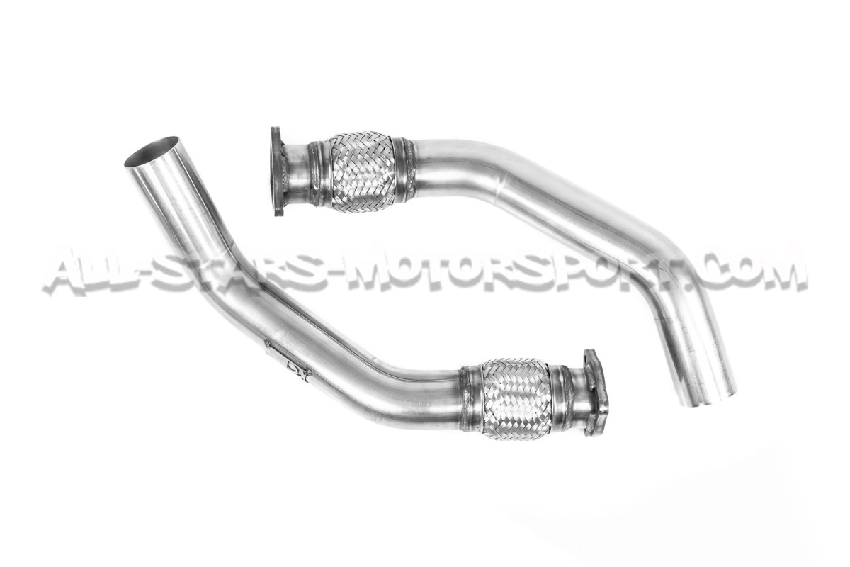 Audi RS4 B9 2.9 V6 Non GPF Model Scorpion Downpipes main image 0
