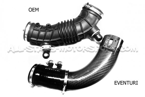 Tubo de admision de carbono / kevlar Eventuri para Honda Civic Type R FK2
