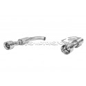 Silenciador de escape axle-back pro Mishimoto para Mustang S550 V8 5.0