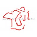 Mangueras de enfriamento Mishimoto Subaru Impreza WRX STI 01-05