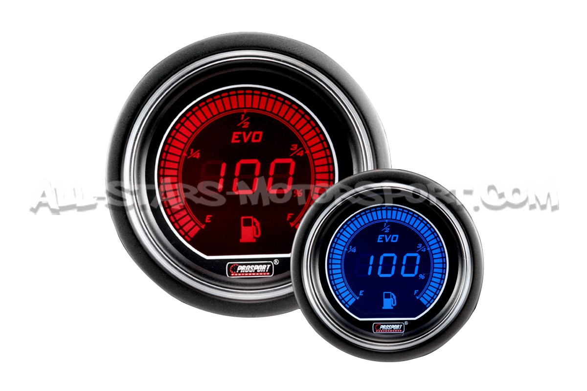 Prosport Evo Fuel Level Gauge Red / Blue