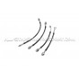 Flexibles de frein aviation Goodrigde pour Honda Civic Type R FN2