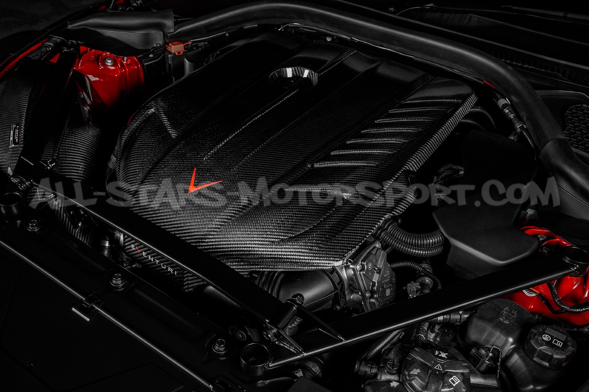 Tapa de motor de fibra de carbono Eventuri para Toyota Supra GR 3.0 A90 MK5