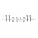 Kit inserts de train arriere CTS turbo pour Audi A3 8P / S3 8P / Leon 2 / Scirocco