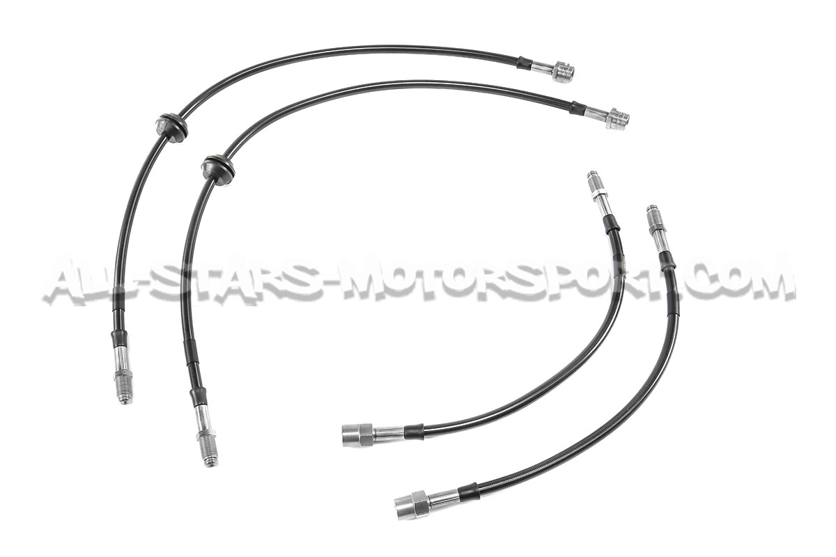 thumbnail image 2 of Epartsgogo Stainless Steel Braided Brake Line Kit – Front & Rear For BMW 5-Series E60 (2004-2010) – Silver, Direct Replacement 2 of 4