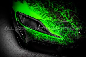 Prise d'air de phare carbone Eventuri pour Toyota Supra A90