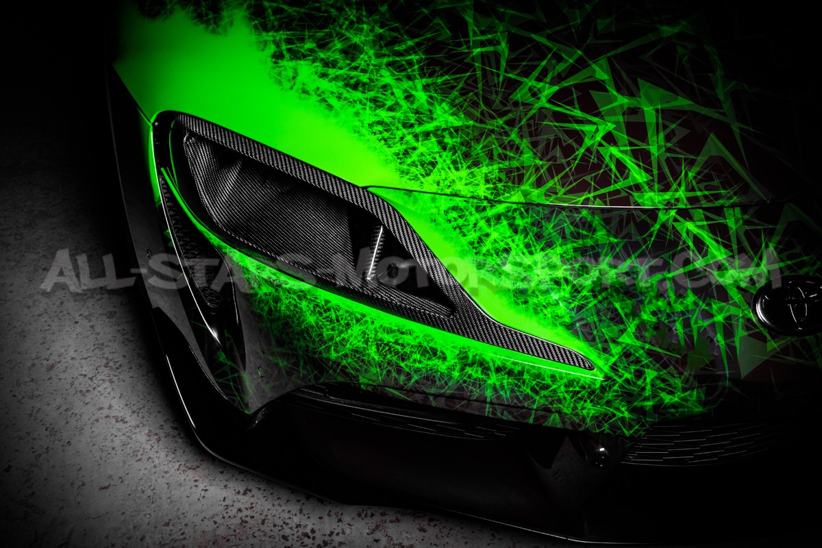 Faro con entrada de aire de carbono Eventuri para Toyota Supra GR 3.0 A90 MK5