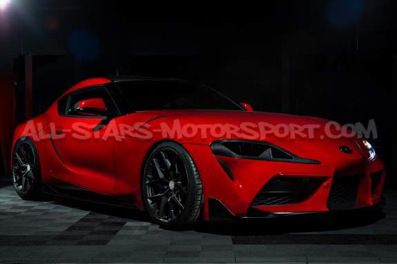 Faro con entrada de aire de carbono Eventuri para Toyota Supra A90