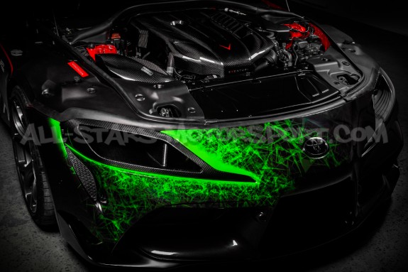 Toyota Supra A90 Eventuri Carbon Fiber Headlamp Duct