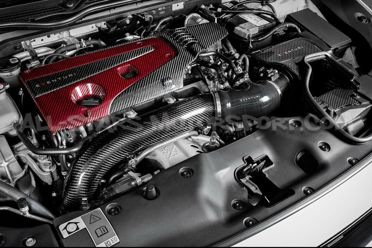 Honda Civic Type R FK8 Eventuri Carbon Fiber Turbo Inlet Tube