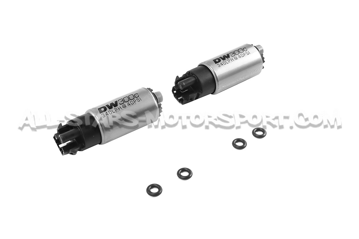 Kit de 2 pompes a essence Deatschwerks DW300C 340lph pour Nissan R35 GTR