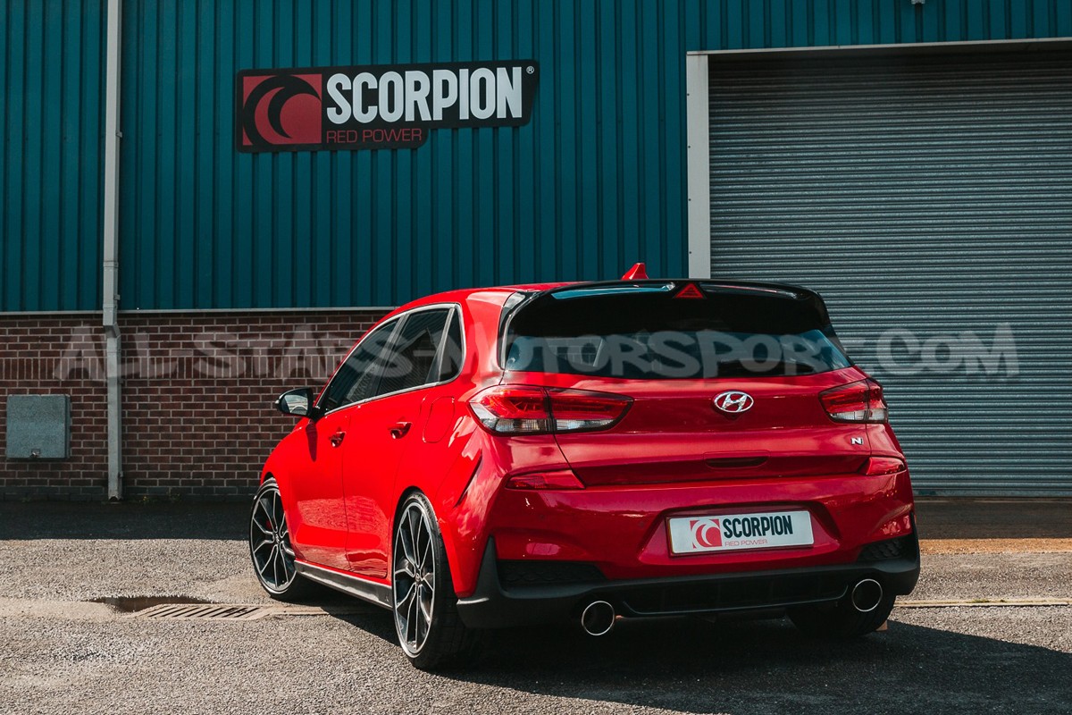 Catback avec valve Scorpion pour Hyundai i30 N (avec GPF)