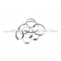 Stainless steel clamps for hoses from 8 to 110mm
