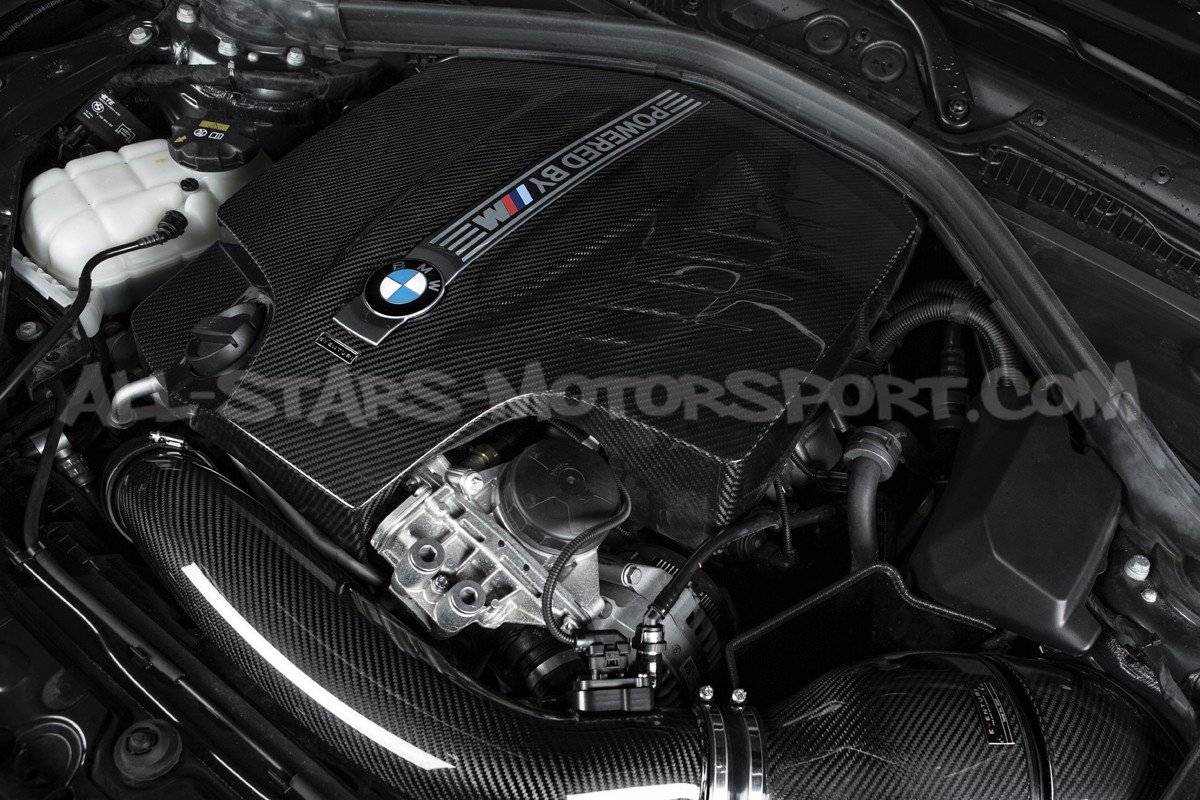 Tapa de motor de fibra de carbono Eventuri para BMW M2 F87 N55