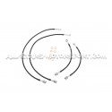 Flexibles de frein aviation Goodridge pour Leon 3 Cupra - frein a m...